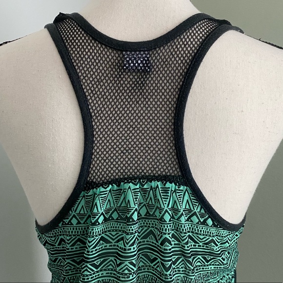 ❤️3x$20 Empyre Celia Black & Mint Tribal Tank Top - Picture 9 of 10